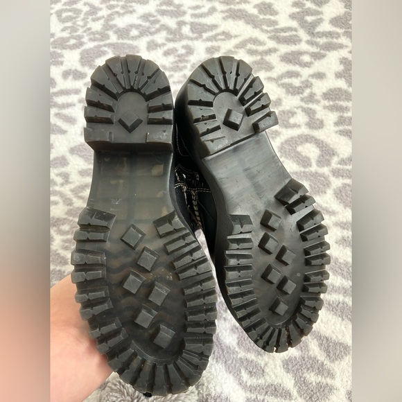 madden girl lace up combat boots - Picture 2 of 2